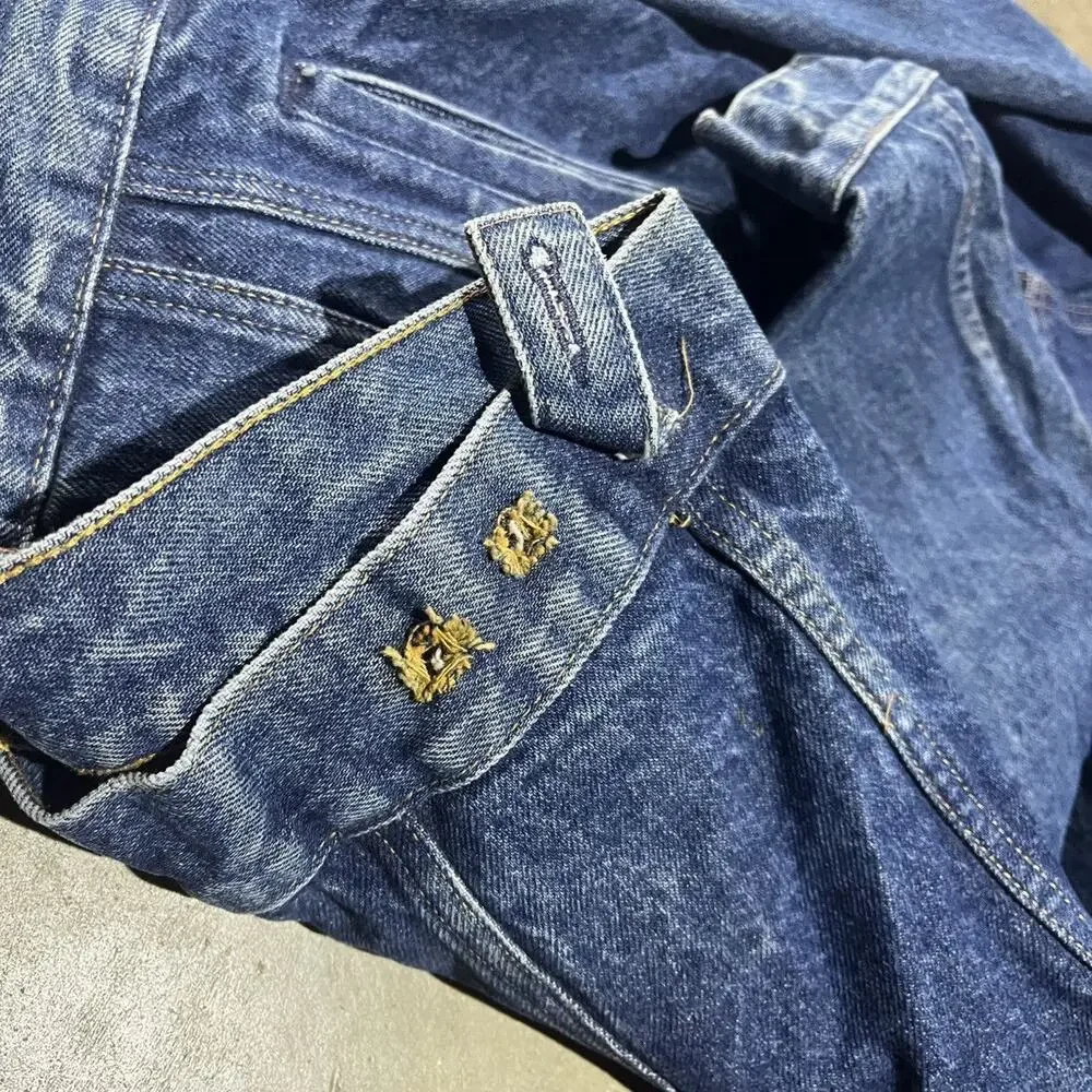 Vintage 80s Levi's Dark Wash Type-3 Trucker Denim Jacket